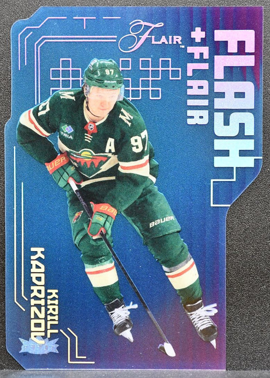 2025-26 Flair Flash and Flair (Flash) Kirill Kaprizov FLASH-5 Wilds 0221