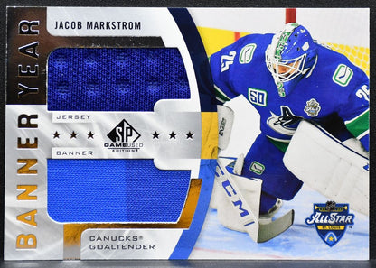 2020-21 SP Game Used Banner Year All-Star St. Louis Markstrom Jersey 8131