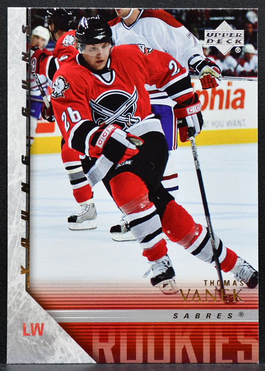 2005-06 Upper Deck Series 2 Young Guns Thomas Vanek 457 Buffalo Sabres RC 7721