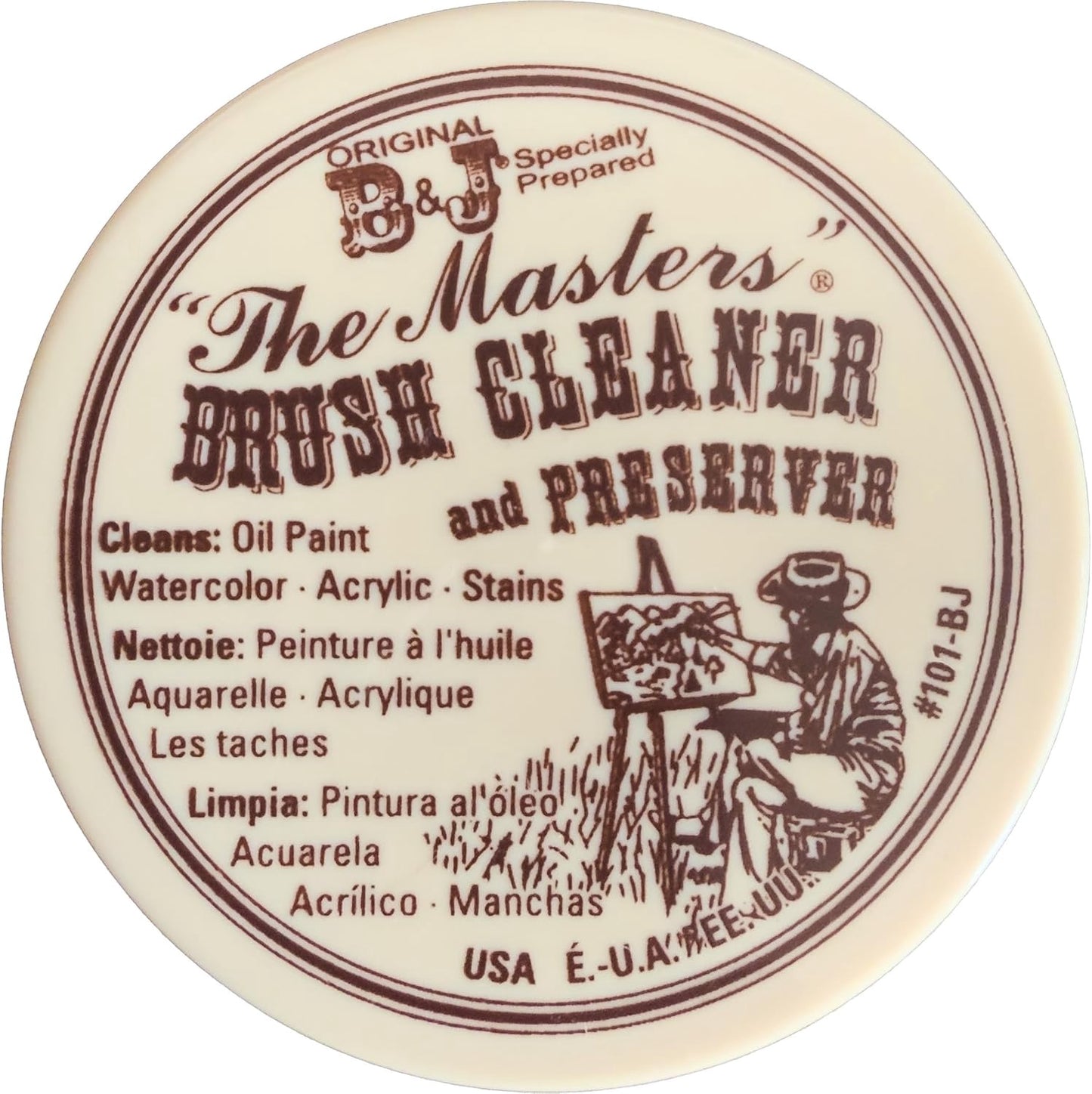 B&J Masters Brush Cleaner and Preserver (2.5 oz)