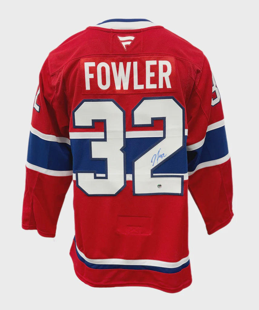 Jacob Fowler Autographed Fanatics Premium Jersey