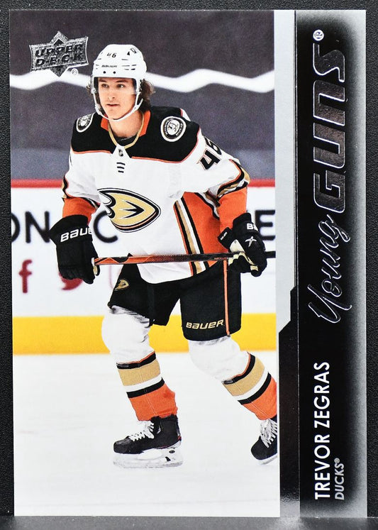 2021-22 Upper Deck Series 1 Young Guns Trevor Zegras 232 Anaheim Ducks RC 8074