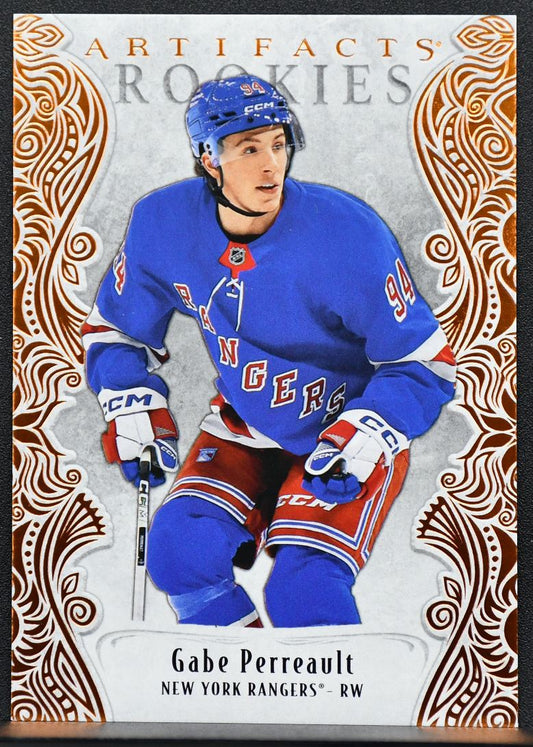 2025-26 Upper Deck Artifacts Copper Gabe Perreault 199 New York Rangers RC 69/75 4725