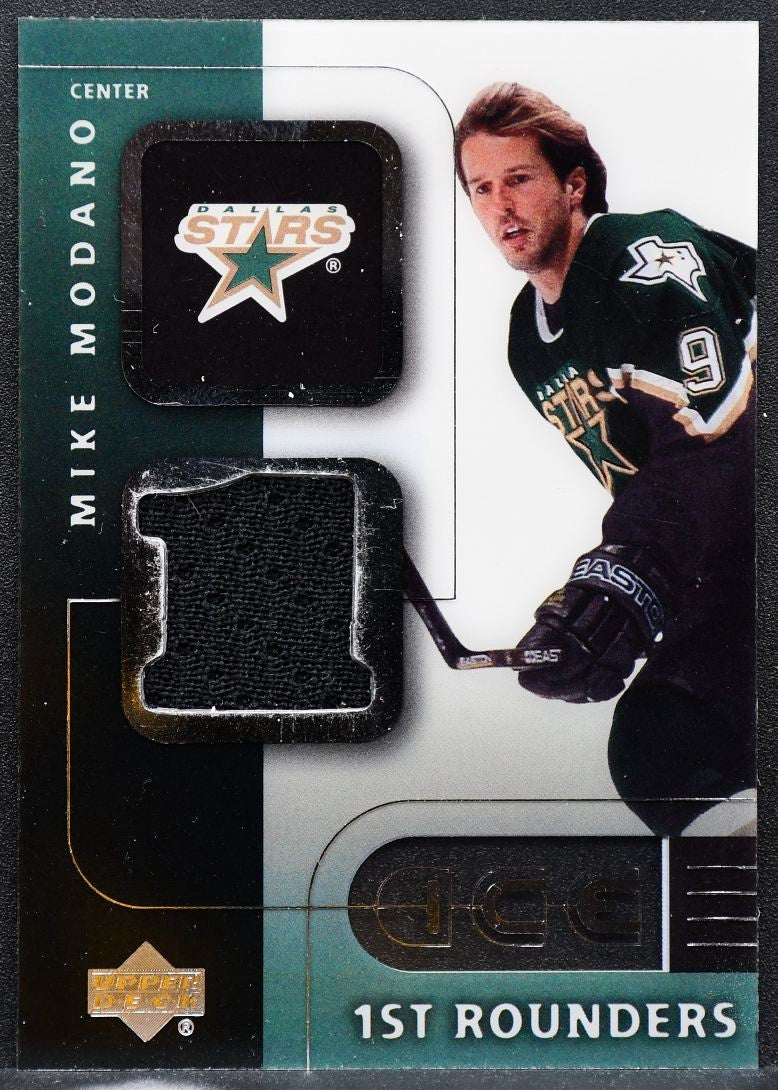 2001-02 Upper Deck Ice First Rounders Mike Modano F-MM Dallas Stars Jersey 5456