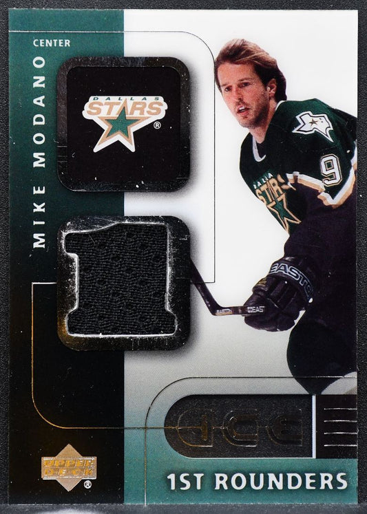 2001-02 Upper Deck Ice First Rounders Mike Modano F-MM Dallas Stars Jersey 5456