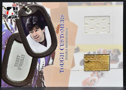 2005-06 ITG Tough Customers Double Memorabilia Terry O'Reilly Jersey/Stick 1199