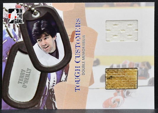 2005-06 ITG Tough Customers Double Memorabilia Terry O'Reilly Jersey/Stick 1199