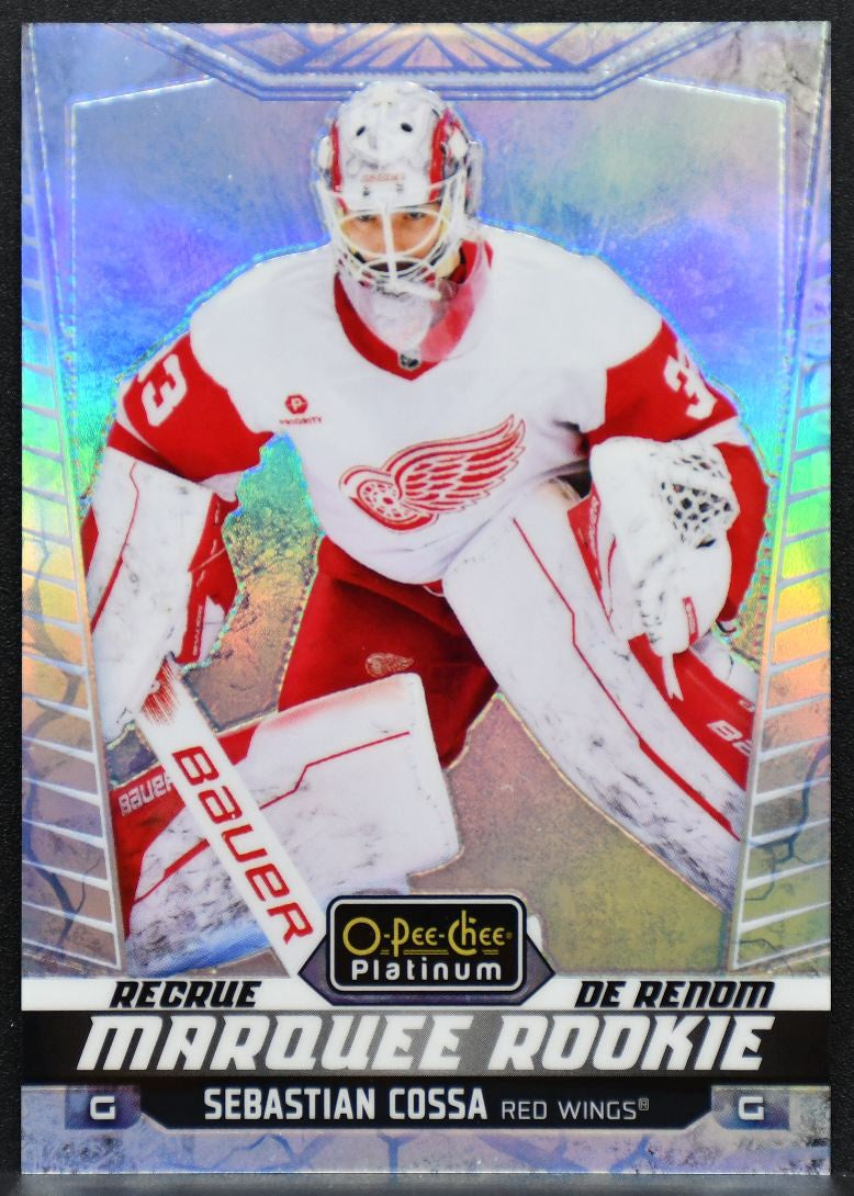 2024-25 OPC Platinum Marquee Arctic Freeze Cossa 300 Red Wings RC 65/99 7150