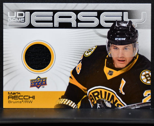 2010-11 UD Series 1 UD Game Jerseys Mark Recchi GJ-MR Bruins Jersey 6118