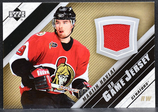 2005-06 UD Series 2 UD Game Jersey Martin Havlat J2-MH Senators Jersey 4992