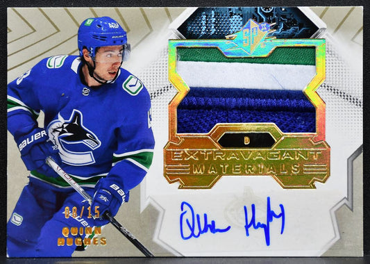 2021-22 UD Ultimate Collection Extravagant Hughes Auto 08/15 Patch 6033