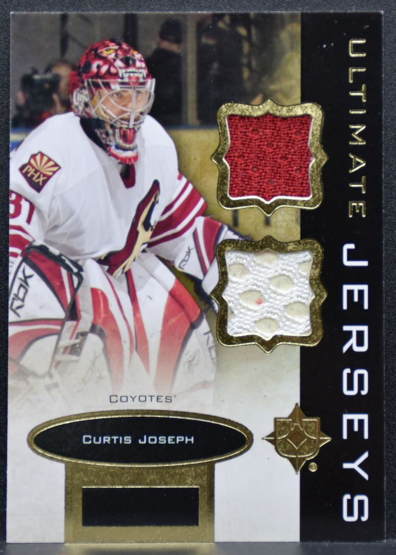 2013-14 UD Ultimate Collection Jerseys Curtis Joseph Phoenix Coyotes Jersey 7928