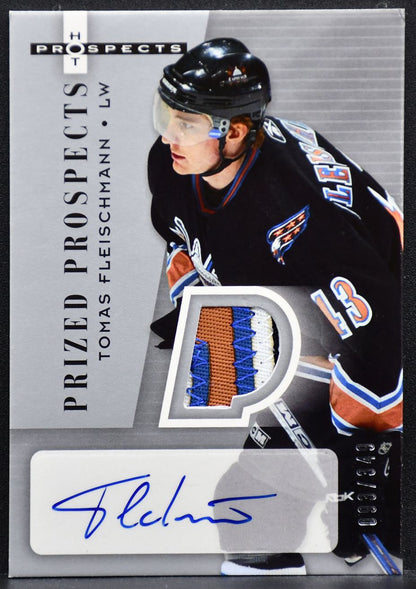 2004-05 Fleer Hot Prospects Prized Prospects Tomas Fleischmann 273  RC Auto /349
