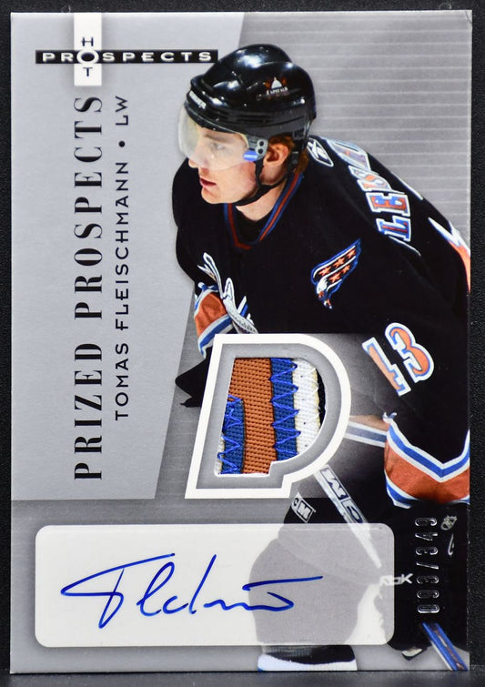 2004-05 Fleer Hot Prospects Prized Prospects Tomas Fleischmann 273  RC Auto /349