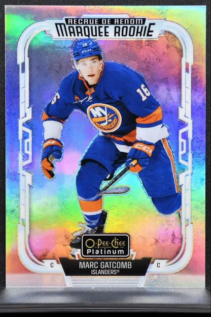 2025-26 O Pee Chee Platinum Marquee Rookie Arctic Freeze Gatcomb RC 17/99 4397