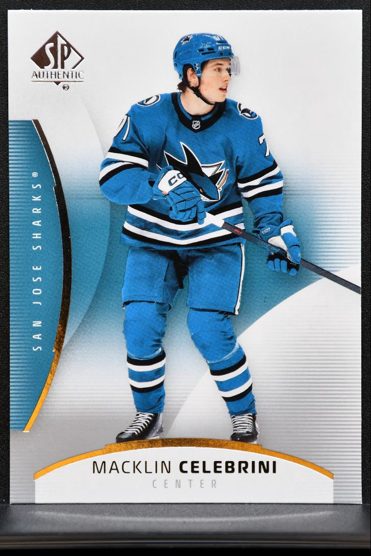 2025-26 SP Authentic Macklin Celebrini 26 San Jose Sharks 1280