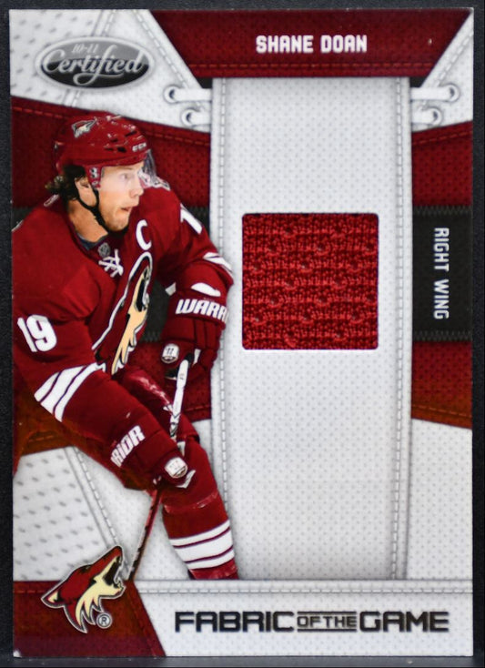 2010-11 Panini Certified Fabric of the Game Doan 101/250 Jersey 5470