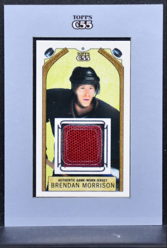 2003-04 Topps C55 Relics Brendan Morrison TR-BM Vancouver Canucks Jersey 4329