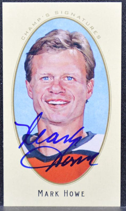 2011-12 Upper Deck Champ's Signatures Mark Howe 32 Philadelphia Flyers Auto 6617