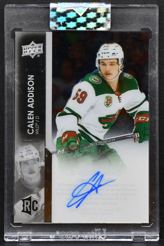 2021-22 Upper Deck Clear Cut Base Calen Addison CC-DD RC Auto 0954