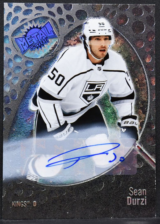 2022-23 SkyBox Metal Universe Autographs Silver FX Sean Durzi 38  Auto
