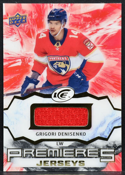 2021-22 UD Ice Premieres Jersey Grigori Denisenko IPA-GD RC Jersey