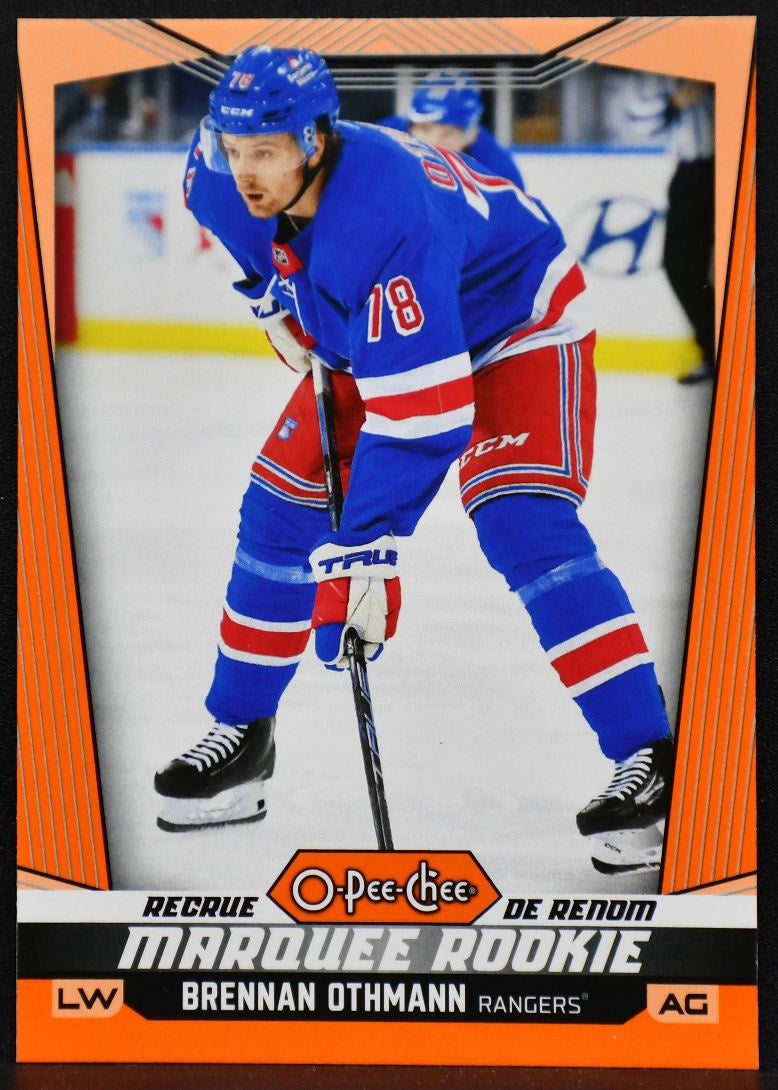 24-25 OPC Marquee RC Orange Border Brennan Othmann 579 New York Rangers RC 13/25 3827