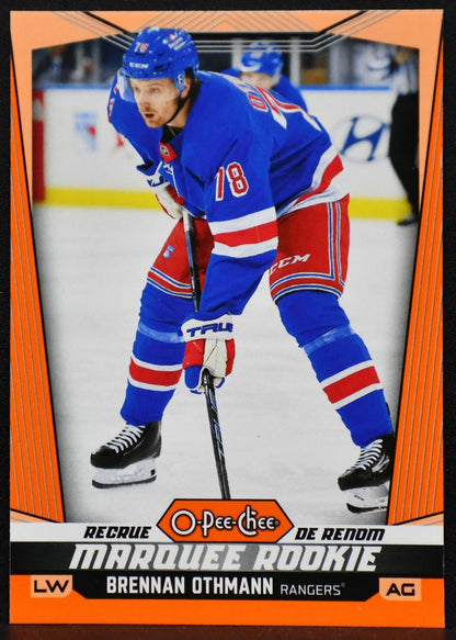 24-25 OPC Marquee RC Orange Border Brennan Othmann 579 New York Rangers RC 13/25 3827