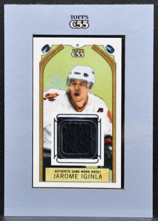 2003-04 Topps C55 Relics Jarome Iginla TR-JI Calgary Flames Jersey 4484