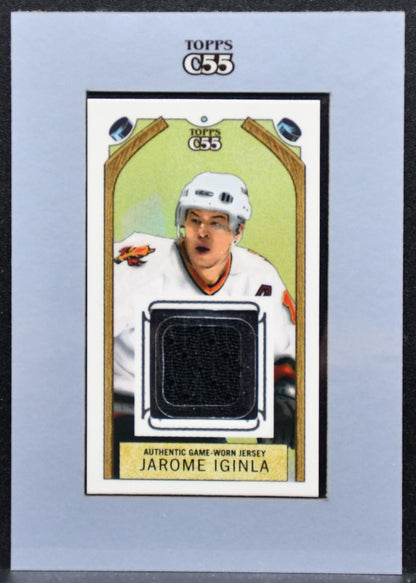 2003-04 Topps C55 Relics Jarome Iginla TR-JI Calgary Flames Jersey 4484