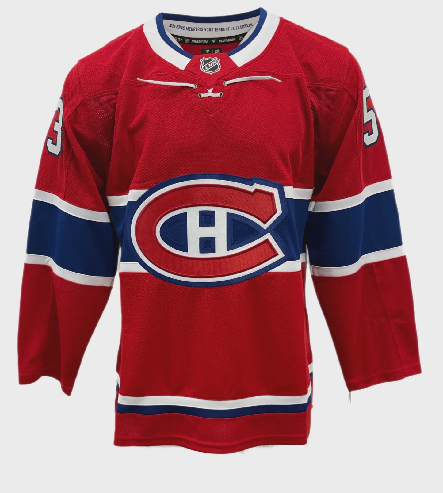 Noah Dobson Autographed Montreal Canadiens Fanatics Premium Jersey
