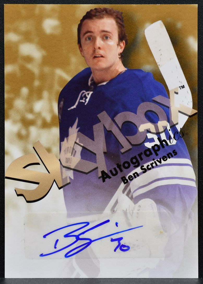 2012-13 Fleer Retro Autographics 1999 Ben Scrivens 99-BS Maple Leafs Auto 1766