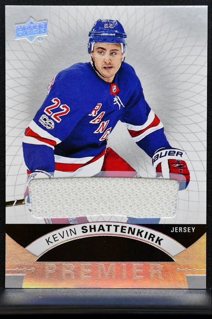 2017-18 UD Premier Base Jerseys Kevin Shattenkirk Rangers Jersey 0438