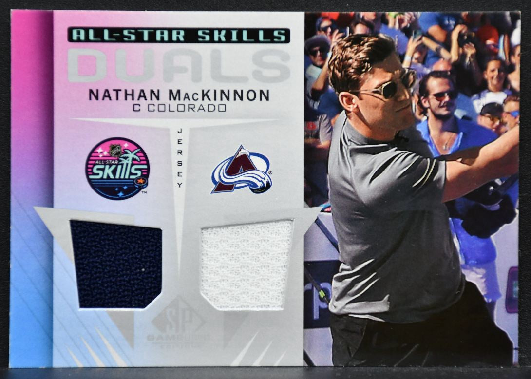 23-24 SP Game Used 2023 All-Star Skills Dual Jersey MacKinnon ASD-NM Avalanche 6157