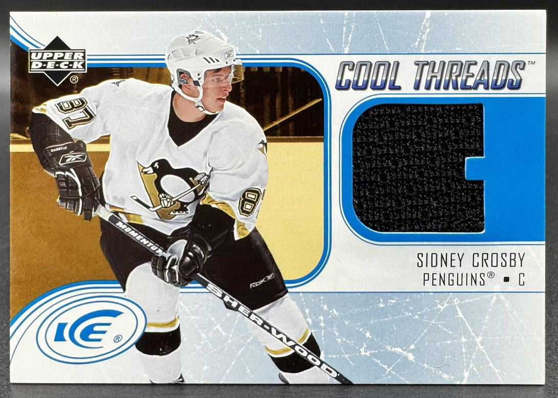 2005-06 UD Ice Cool Threads Sidney Crosby Pittsburgh Penguins Jersey
