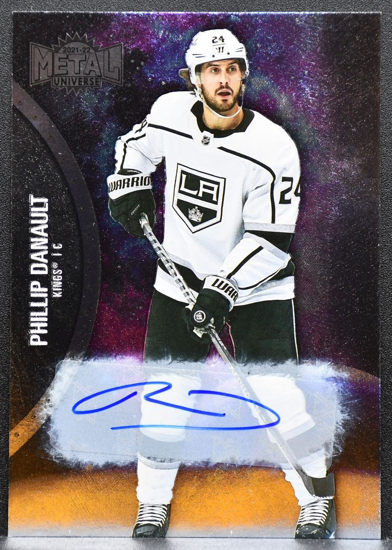 2021-22 SkyBox Metal Universe Autographs Silver Phillip Danault Kings Auto 1452