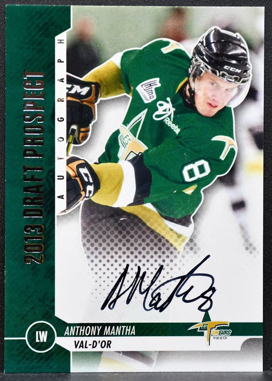 2013-14 In The Game Draft Series 2013 Draft Prospect Auto Mantha Auto 8634