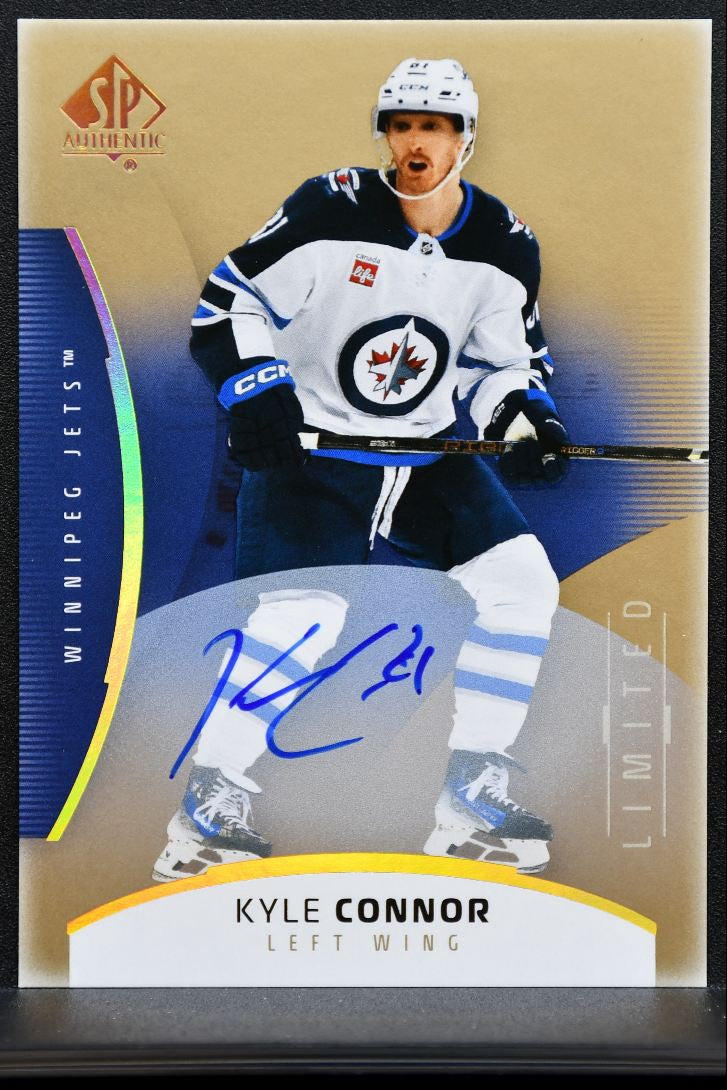 2025-26 SP Authentic Limited Auto Kyle Connor 73 Winnipeg Jets Auto 2577
