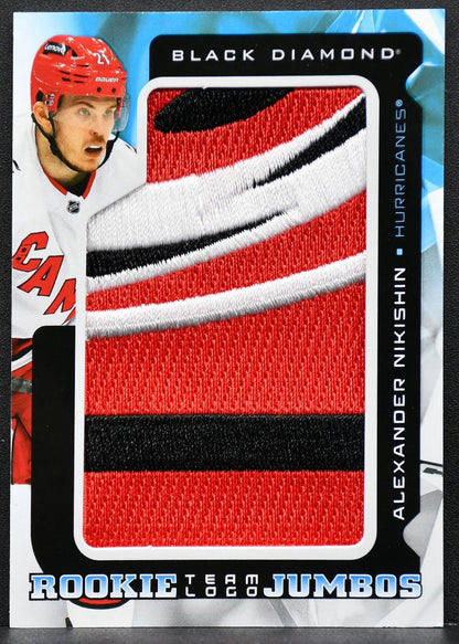 25-26 UD Black Diamond RC Team Logo Jumbos Nikishin Hurricanes RC Patch 9041
