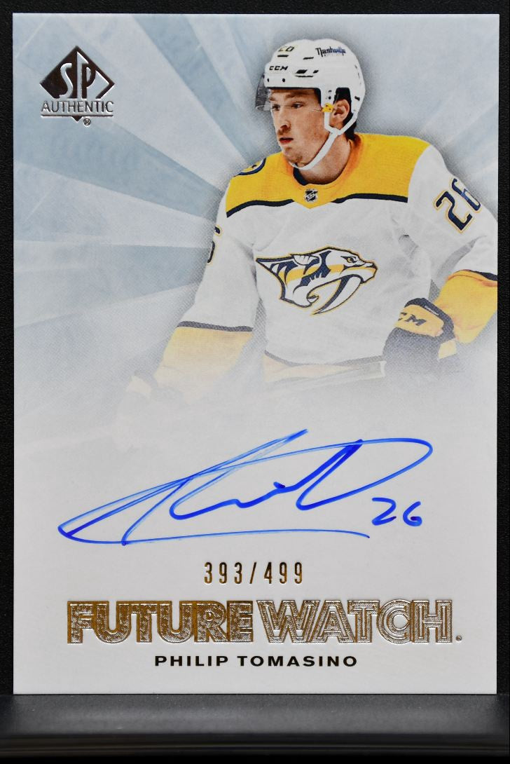 2021-22 SP Authentic 2011-12 Retro FW Auto Tomasino RC Auto 393/499 2775