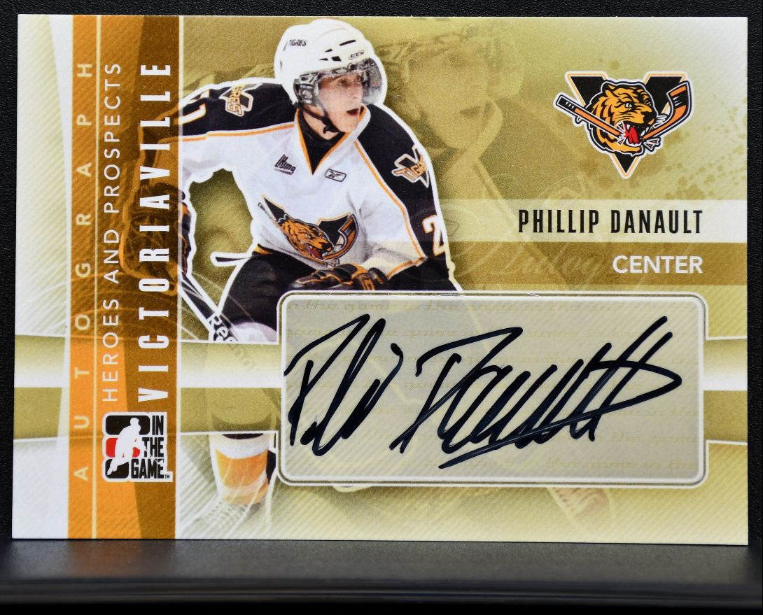 2011-12 In The Game Heroes and Prospects Autographs Danault Auto 0698