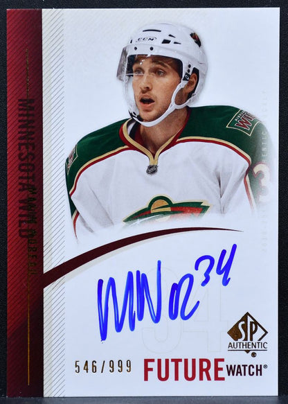 2010-11 SP Authentic Future Watch Auto Maxim Noreau Wild RC Auto 546/999 7417
