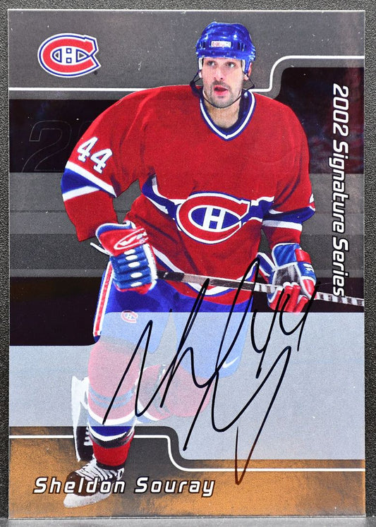 2001-02 Be a Player Signature Series Autographs Sheldon Souray Auto 1919