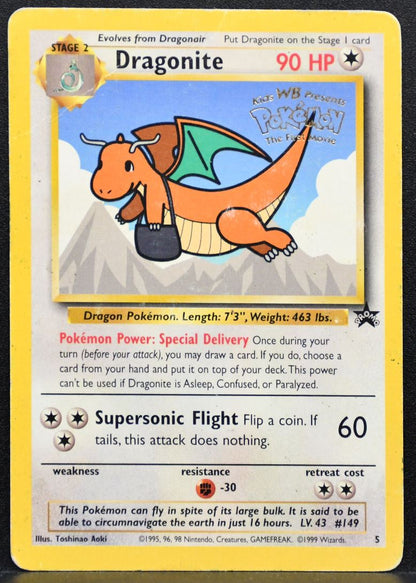 Pokémon Dragonite (Movie Promo) WoTC Promo Damaged 05/53 DM English