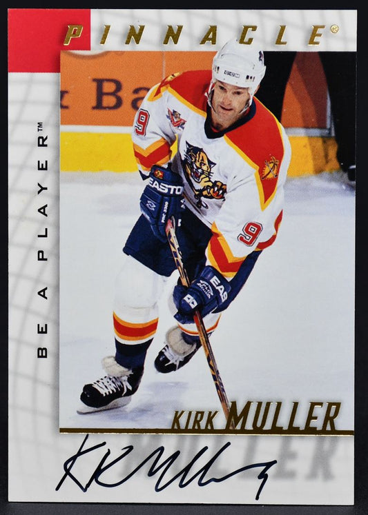 Carte autographe Pinnacle 1997-98 « Be a Player » Kirk Muller 121