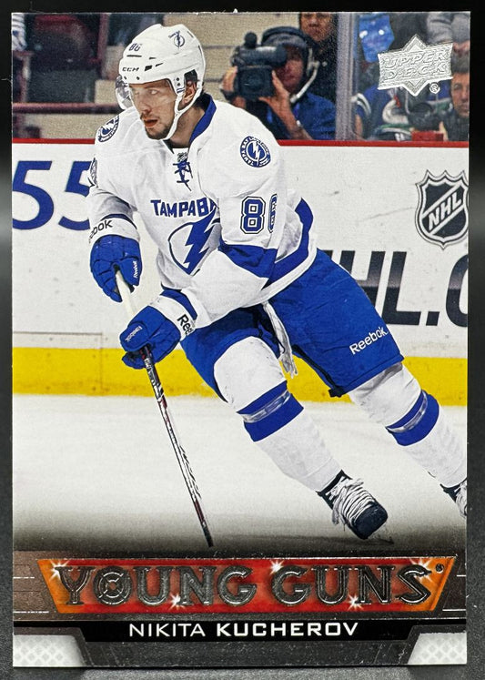 2013-14 UD Series 2 Young Guns Nikita Kucherov 483 Tampa Bay Lightning RC