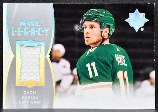 2020-21 UD Ultimate Collection NHL Legacy Zach Parise L-ZP Wild Jersey 5159