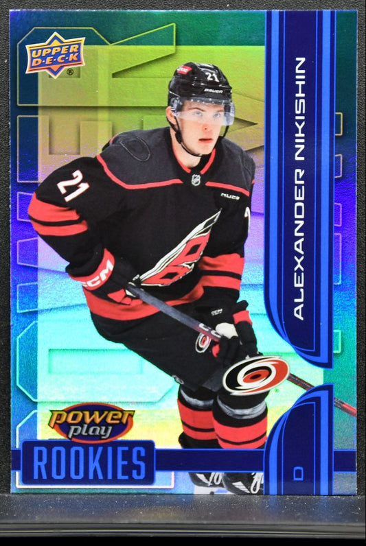 2025-26 UD Extended Series Power Play Rookies Alexander Nikishin RC 0054