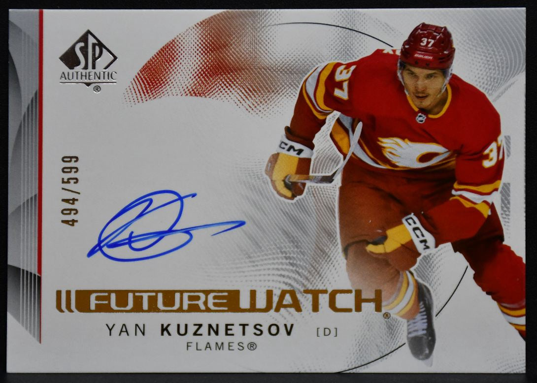 2024-25 SP Authentic Future Watch Kuznetsov Flames RC Auto 494/599 8348