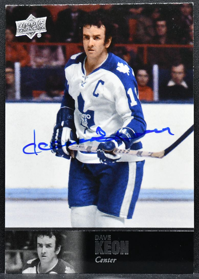 2020-21 SP Signature Edition Legends Auto Dave Keon DK Maple Leafs Auto 7399
